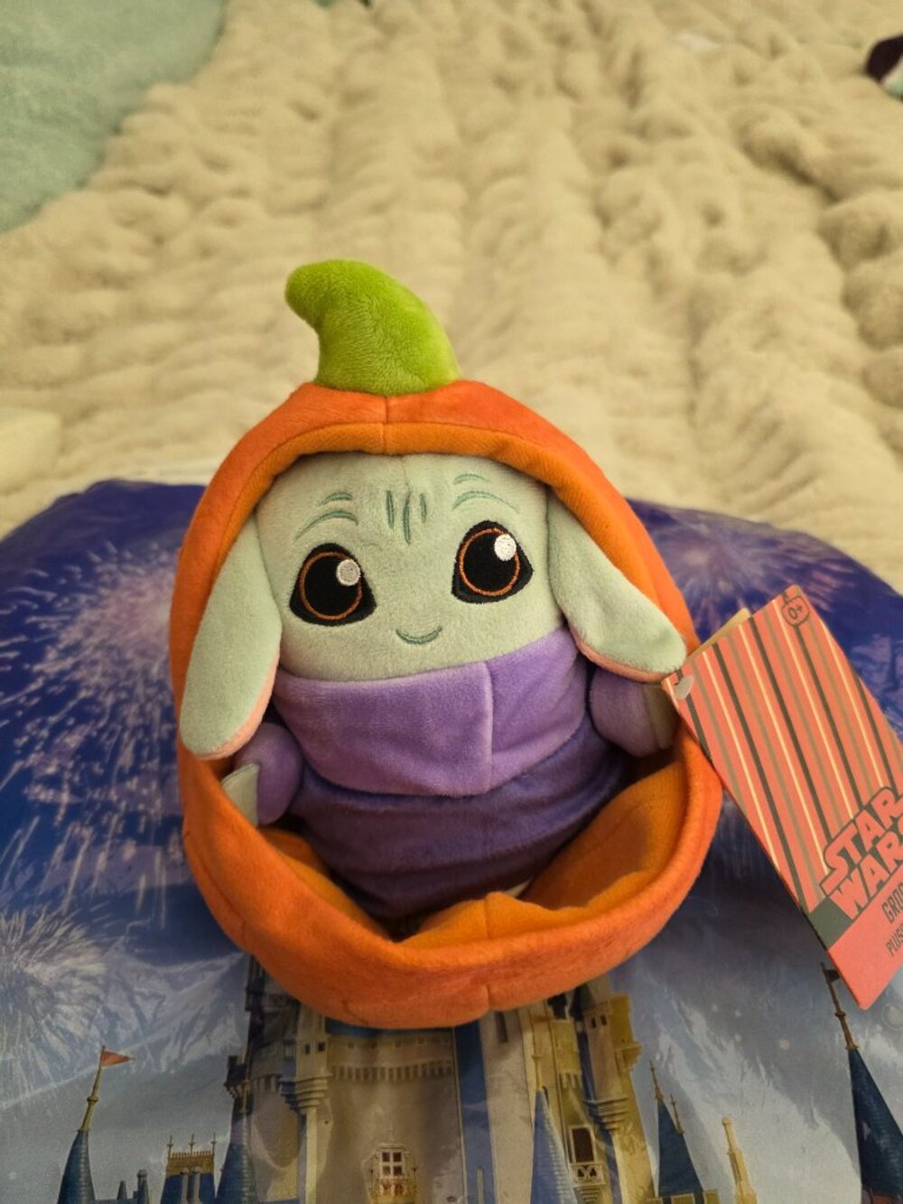 Grogu pumpkin plush